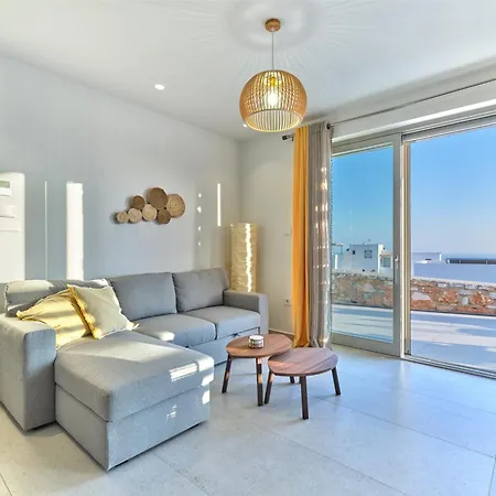 Carla With Panoramic Sea Views In Paros 빌라 Aspro Chorio