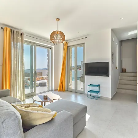 Villa Carla With Panoramic Sea Views In Paros